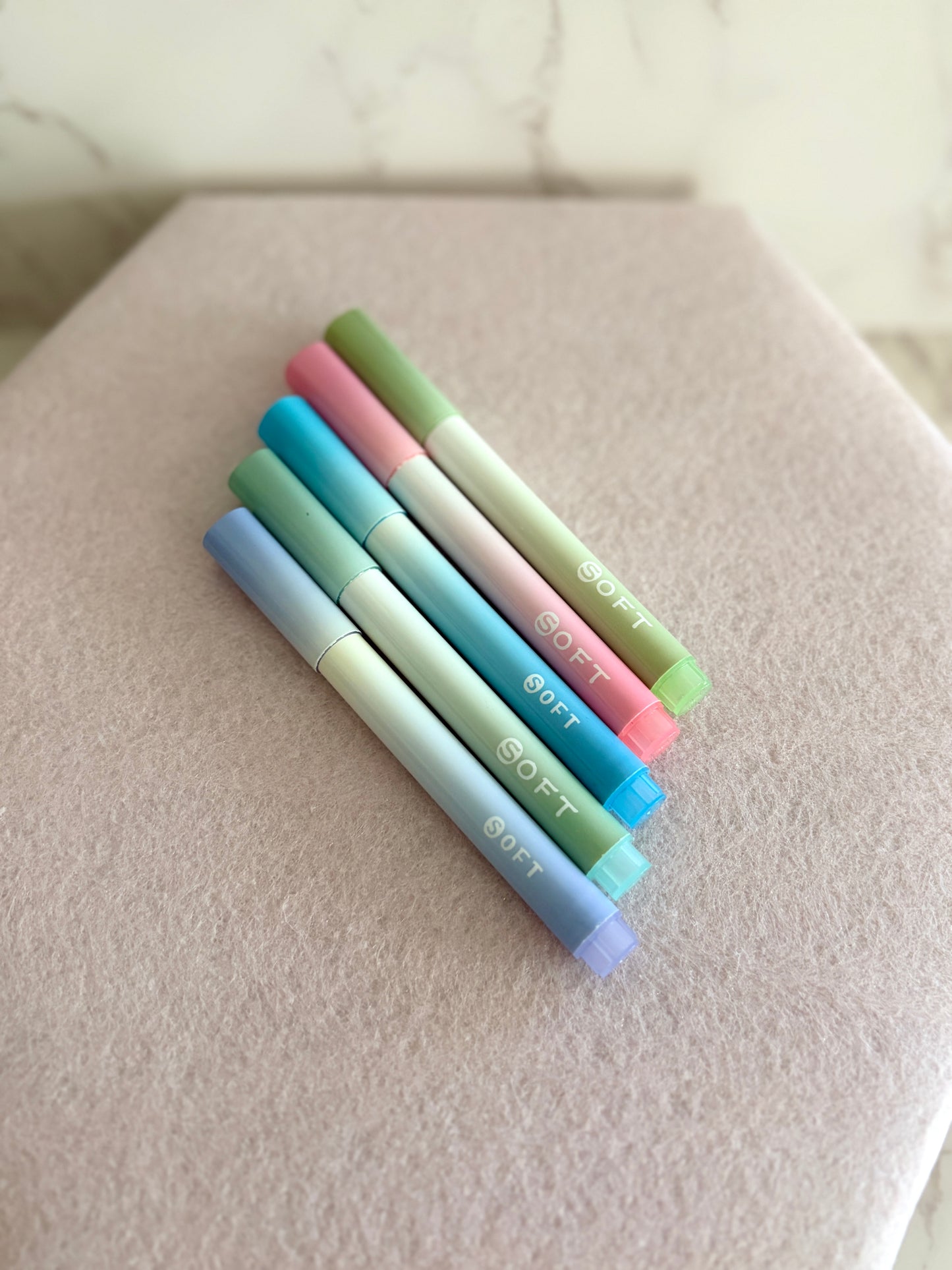 Soft Pastel Highlighter Set (5 Pack)