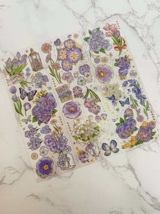 3 Sheet Floral Collection