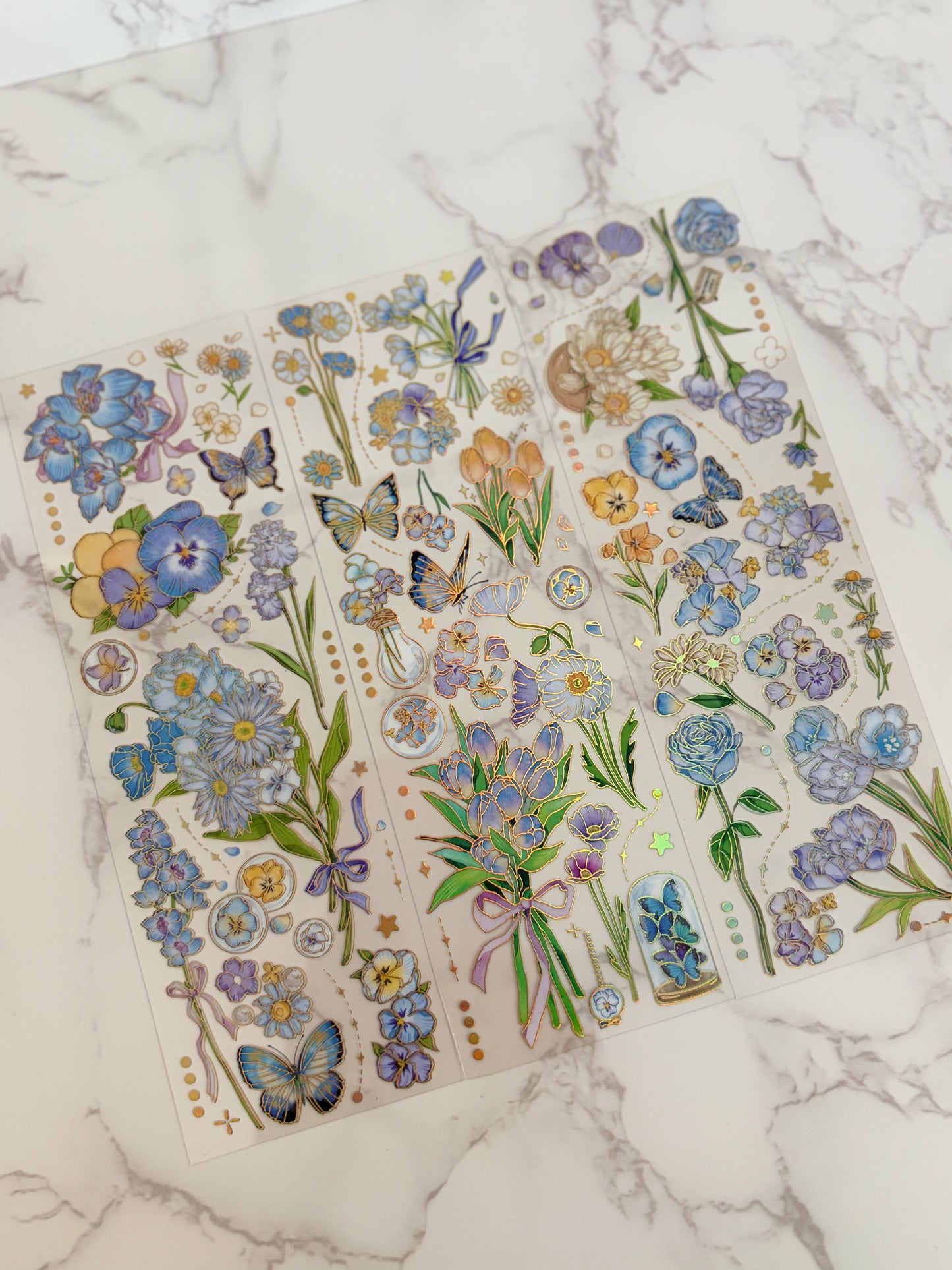 3 Sheet Floral Collection