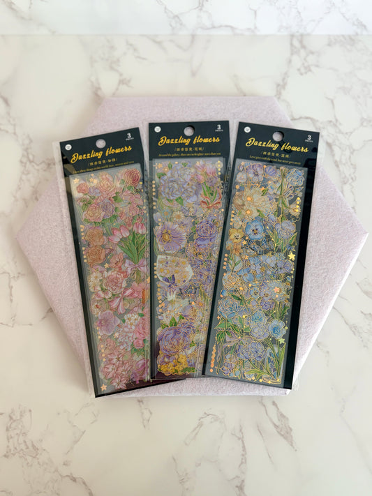 3 Sheet Floral Collection