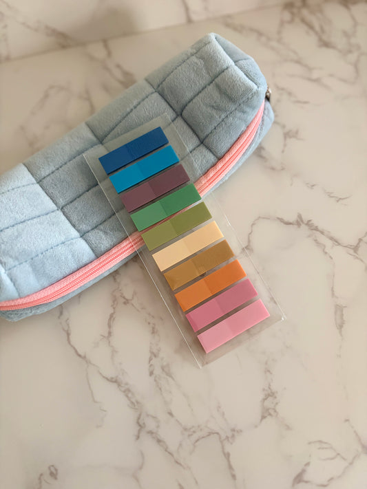 Pastel Page Flags Bookmark Set