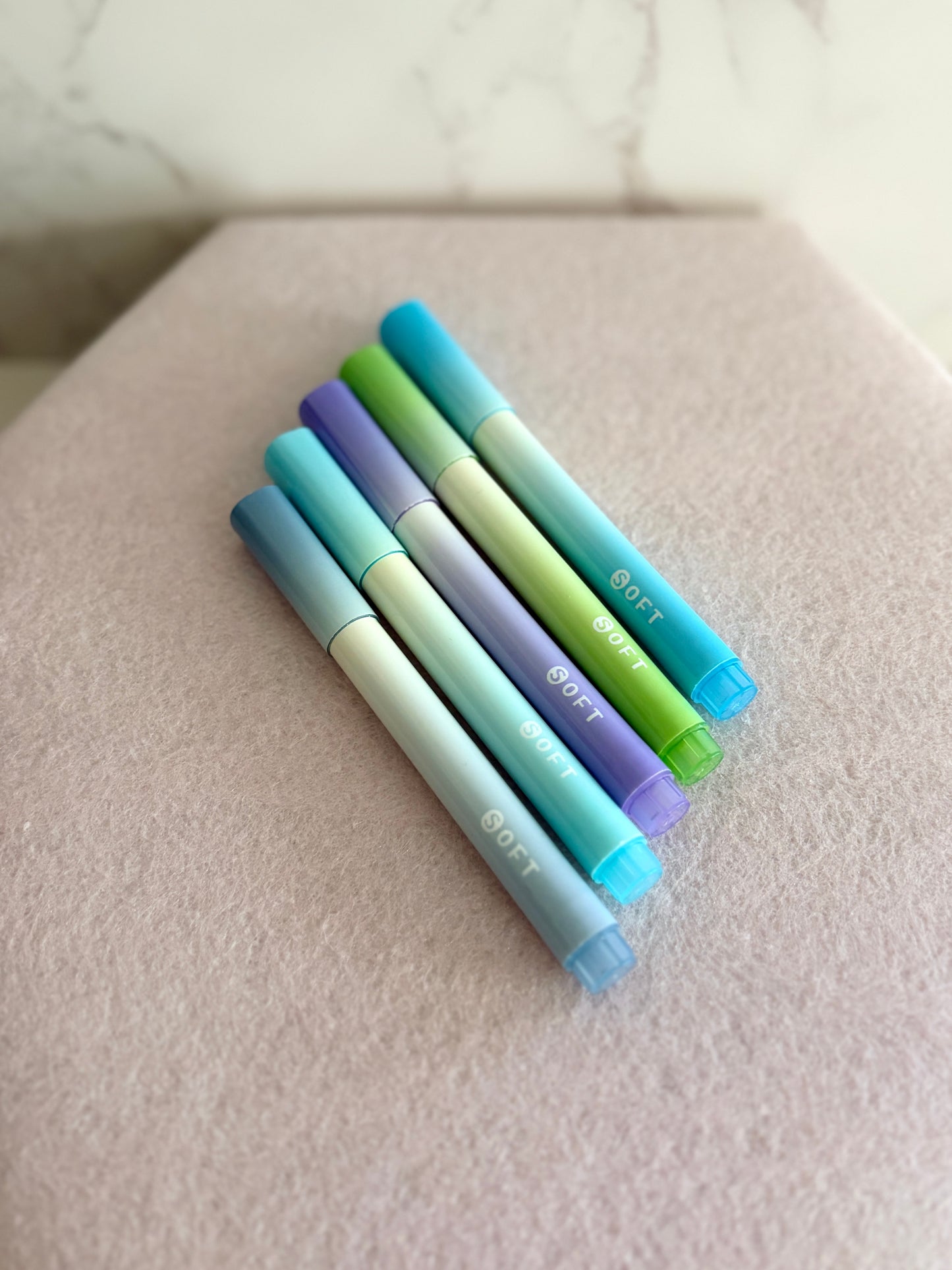 Soft Pastel Highlighter Set (5 Pack)