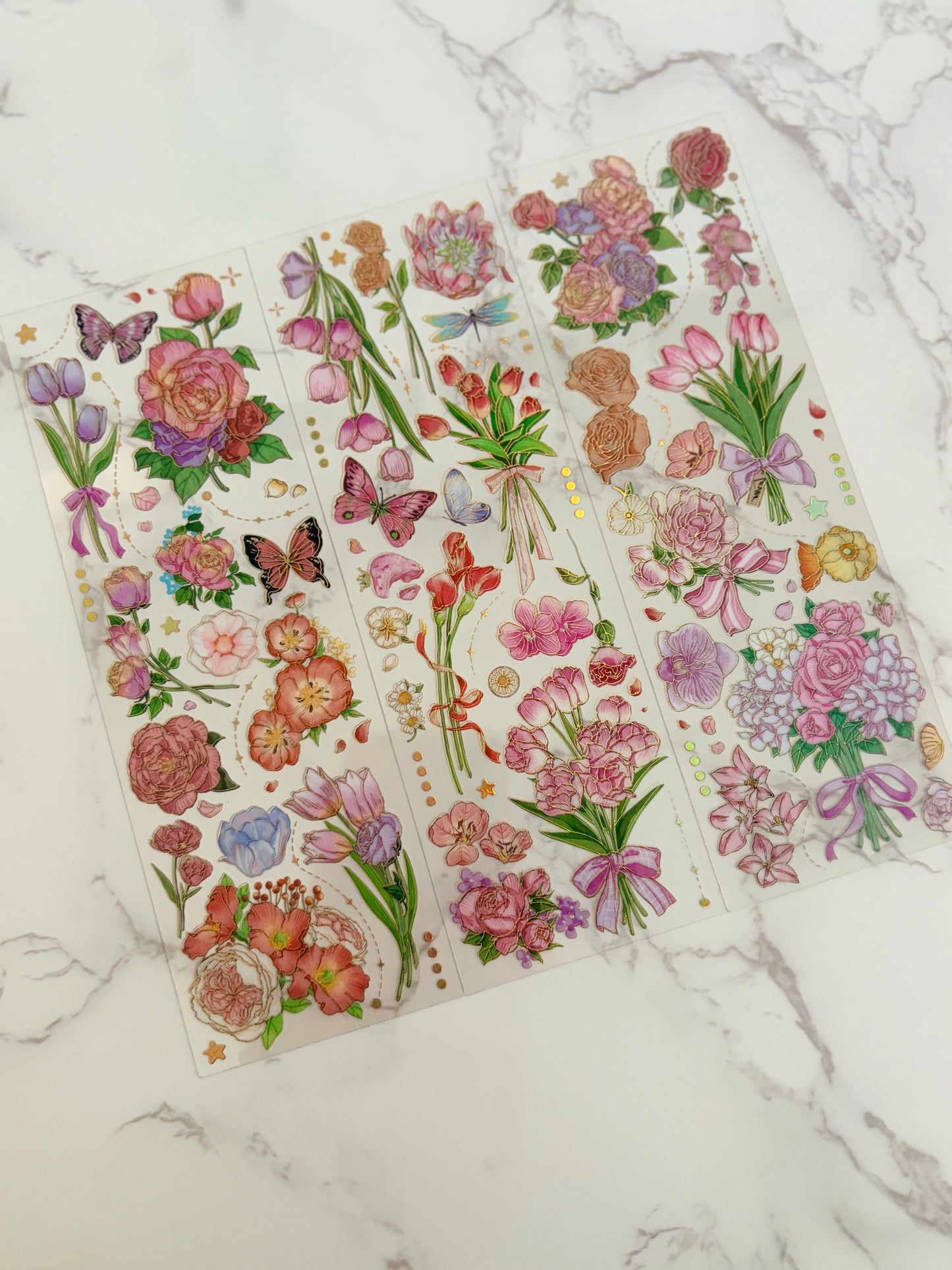 3 Sheet Floral Collection