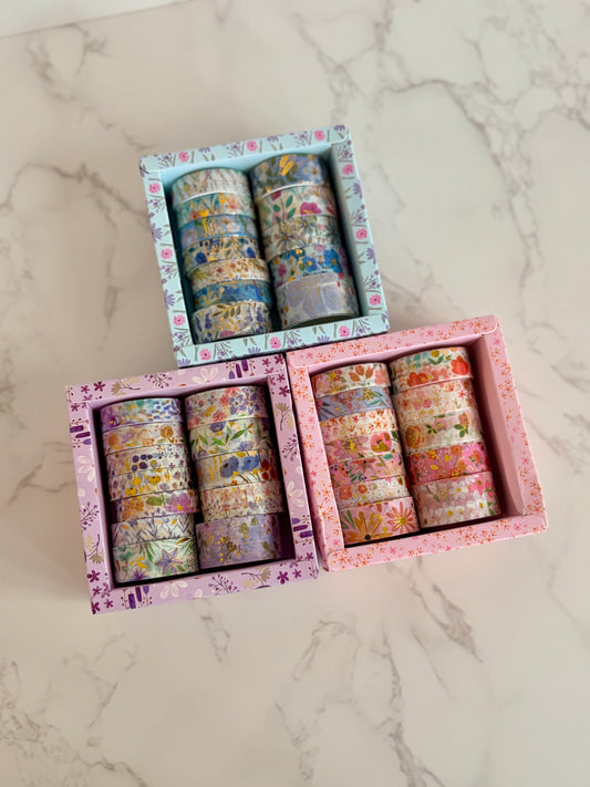 Broken Flowers Washi Tape Box Set